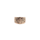 GOLD STAMPED CACTUS RING
