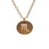 SCORPIO ZODIAC SIGN NECKLACE