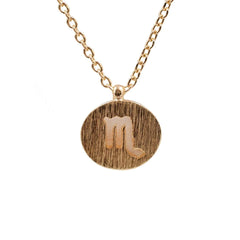 SCORPIO ZODIAC SIGN NECKLACE