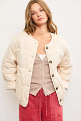 QUILTED OVERSIZED JACKET