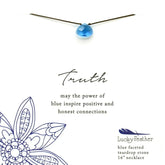 BLUE TRUTH COLOR POWER NECKLACE