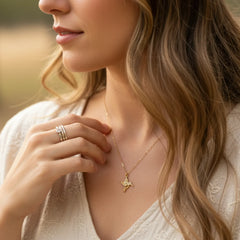 18K GOLD DIPPED HUMMINGBIRD NECKLACE