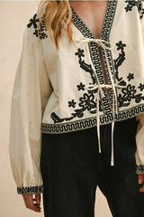 FLORAL PATCH DETAILED JACKET