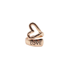 GOLD HEART LOVE RING