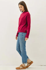 HIGHNECK BASIC CROPPED SWEATER