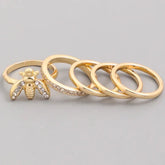HONEY BEE RING 5PC SET