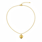 GOLD DIPPED HEART NECKLACE