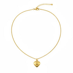 GOLD DIPPED HEART NECKLACE