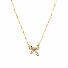 FREE SPIRIT BOW CHARM NECKLACE