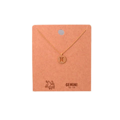 GEMINI ZODIAC SIGN NECKLACE