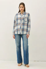 VINTAGE PLAID BOXY SHIRT