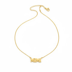 GOLD DIPPED MIMI CHARM NECKLACE