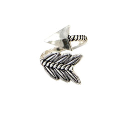 SILVER ARROW RING