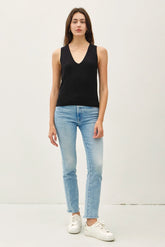 MINIMAL V NECK SWEATER TANK