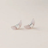CRESCENT MOON STUD EARRING