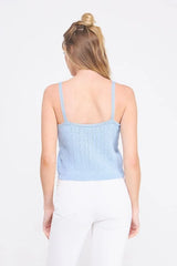 PIONTELLE KNIT V NECK TANK TOP