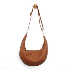 RHEA SLOUCHY CRESCENT SHOULDER CROSSBODY BAG