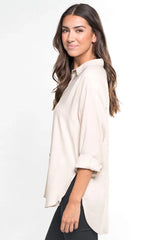 BOHEMIAN LONG SLEEVE BUTTON DOWN SHIRT