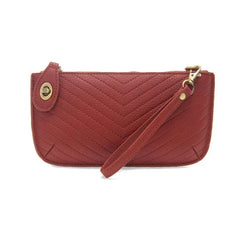 QUILTED MINI CROSSBODY WRISTLET CLUTCH