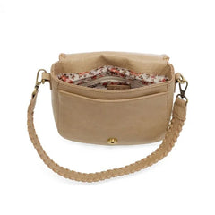 ANNIE WHIPSTITCH SADDLE CONVERTIBLE CROSSBODY BAG
