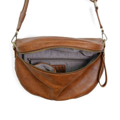 LAURA CONTRAST STRAP SLING BELT BAG