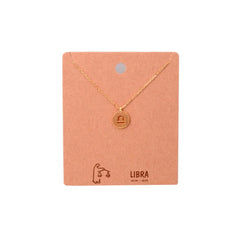 LIBRA ZODIAC SIGN NECKLACE