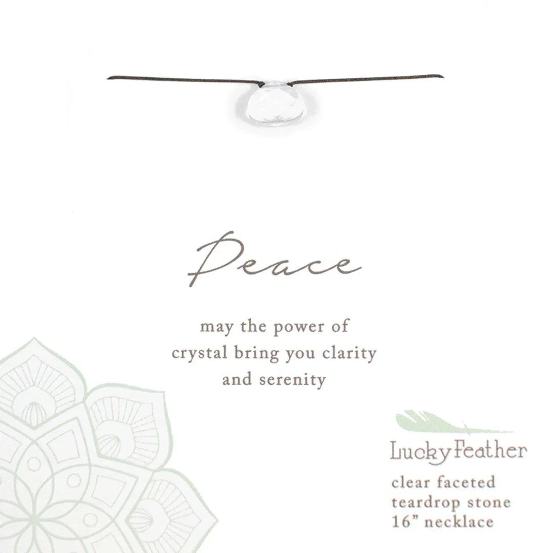 CRYSTAL PEACE COLOR POWER NECKLACE