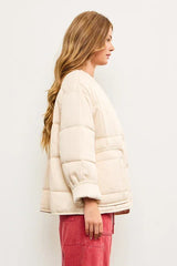 QUILTED OVERSIZED JACKET