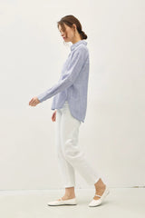 PINSTRIPE BUTTON DOWN SHIRT